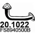 Выхлопная труба глушителя ASSO ZN OA33B 2405512 20.1022