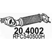 Выхлопная труба глушителя ASSO 20.4002 GDNTTR N 2405523