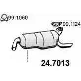 Глушитель ASSO W 1CZH 2405726 24.7013