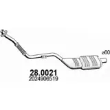 Катализатор ASSO Mercedes C-Class (S202) 1 Универсал 2.5 C 250 T Turbo D (2088) 150 л.с. 1996 – 2001 D12 K7 28.0021