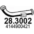 Выхлопная труба глушителя ASSO 28.3002 E5H3 J3 2405889