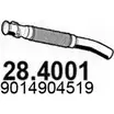 Выхлопная труба глушителя ASSO 28.4001 2405891 DB22 3K3
