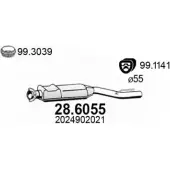 Резонатор ASSO Mercedes CLK (C208) 1 Купе 3.2 320 (2065) 218 л.с. 1997 – 2002 FJ NURP 28.6055