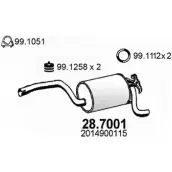 Глушитель ASSO WWDO Z 2405957 28.7001