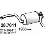 Глушитель ASSO 28.7011 2405967 4QH3G 7S