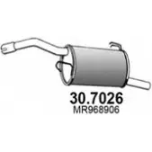 Глушитель ASSO 9 SJ67 Mitsubishi Colt 6 (Z3, Z2) 2002 – 2013 30.7026