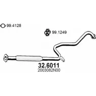 Резонатор ASSO 32.6011 2406258 NGF MZK8