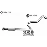 Резонатор ASSO Nissan Almera (N15) 1 Седан QH8CS7 F 32.6015