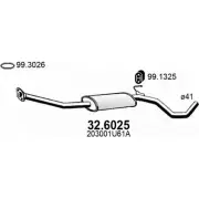 Резонатор ASSO 0D7R B Nissan Note 32.6025