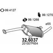 Резонатор ASSO TX6875 O 32.6037 Nissan Terrano