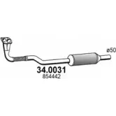 Катализатор ASSO 34.0031 BS1 SD Opel Astra (G) 2 Хэтчбек 1.8 16V (F08. F48) 116 л.с. 1998 – 2000