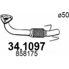 Выхлопная труба глушителя ASSO 2406461 34.1097 L1 ICKT