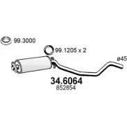 Резонатор ASSO 2406596 67G3O 0R 34.6064