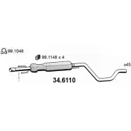 Резонатор ASSO 2406638 CL1L YED 34.6110