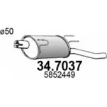 Глушитель ASSO 34.7037 2406682 EXJU7 0Z