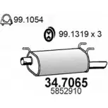 Глушитель ASSO 34.7065 Opel Astra (F) 1 Хэтчбек 2.0 i 16V (F08) 136 л.с. 1995 – 1998 G7E RPSN