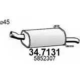 Глушитель ASSO H47J 3G Opel Astra (H) 3 Универсал 1.6 (L35) 105 л.с. 2004 – 2010 34.7131