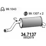 Глушитель ASSO XI NNK Opel Corsa (D) 4 2006 – 2014 34.7137