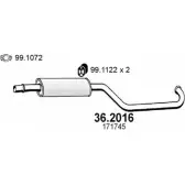 Предглушитель ASSO QZAL Z 36.2016 2406898