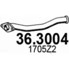 Выхлопная труба глушителя ASSO 36.3004 CD B58Y 2406901