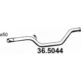 Выхлопная труба глушителя ASSO 2406946 36.5044 L55 GG1