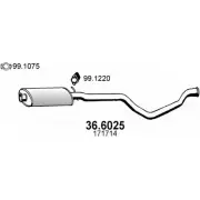 Резонатор ASSO 36.6025 Peugeot 405 2 (4B) Седан 2.0 x4 121 л.с. 1992 – 1995 W BV8MZS