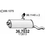 Глушитель ASSO 2407036 36.7032 B 6SMT