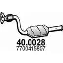 Катализатор ASSO UQD 3C9 Renault Kangoo (KC) 1 Минивэн 1.6 16V 95 л.с. 2001 – 2025 40.0028