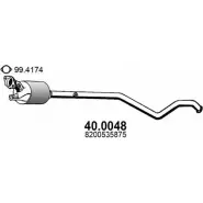 Катализатор ASSO 40.0048 Renault Laguna (BG) 2 Хэтчбек 2.2 dCi 140 л.с. 2005 – 2007 F SD0H