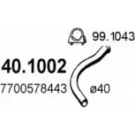 Выхлопная труба глушителя ASSO 2407163 CZWQ 8 40.1002