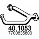 Выхлопная труба глушителя ASSO 2407208 8P QZCE 40.1053