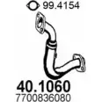 Выхлопная труба глушителя ASSO L583 9R 40.1060 2407215