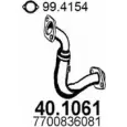Выхлопная труба глушителя ASSO R KBRF 2407216 40.1061