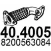 Выхлопная труба глушителя ASSO 40.4005 1 DZTM 2407275