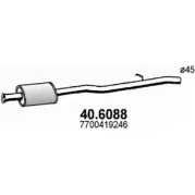 Резонатор ASSO HX65J CK 40.6088 Renault Clio (BB, CB) 2 Хэтчбек 1.6 (B/CB0D) 90 л.с. 1998 – 2005