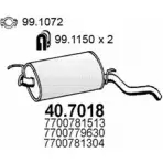 Глушитель ASSO ZKNS UM 40.7018 2407434