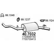 Глушитель ASSO 2407446 40.7032 WGHYY I