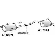 Глушитель ASSO 11F TT 40.7041 2407454