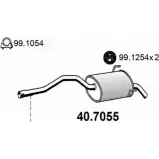 Глушитель ASSO 2407465 40.7055 7 P2TM