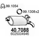 Глушитель ASSO 40.7088 4AR MUB Renault Espace (JS63) 2 Минивэн 2.1 TD (J633. J634. J/S635. J/S63D) 88 л.с. 1991 – 1996