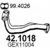 Выхлопная труба глушителя ASSO 2407544 LA I86 42.1018