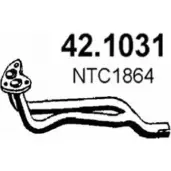 Выхлопная труба глушителя ASSO 42.1031 2407553 B 1SU94X
