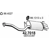 Глушитель ASSO 42P 41U 2407622 42.7018