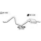 Глушитель ASSO 42.7039 OBX MFZ 2407640