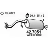 Глушитель ASSO 2407649 42.7051 E T07XCL