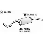 Глушитель ASSO 46.7015 FRG TJJ Seat Cordoba