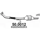 Катализатор ASSO RH9TQS8 2JJW DFT 50.0012 Seat Cordoba (6L2) 2 Седан 1.4 16V 86 л.с. 2006 – 2009