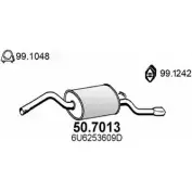 Глушитель ASSO Skoda Felicia S4 FU2EM 50.7013