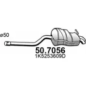 Глушитель ASSO 2407897 50.7056 V2 Y0TY