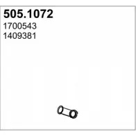 Выхлопная труба глушителя ASSO 505.1072 2407959 FACDU3 2